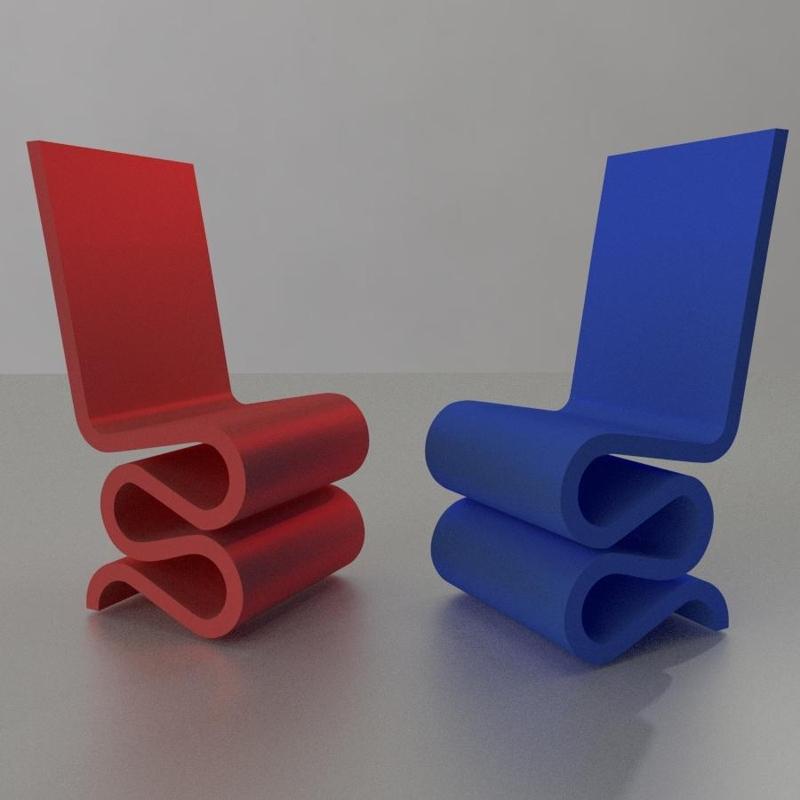 Chair Furniture House Miniature 1/24 scale