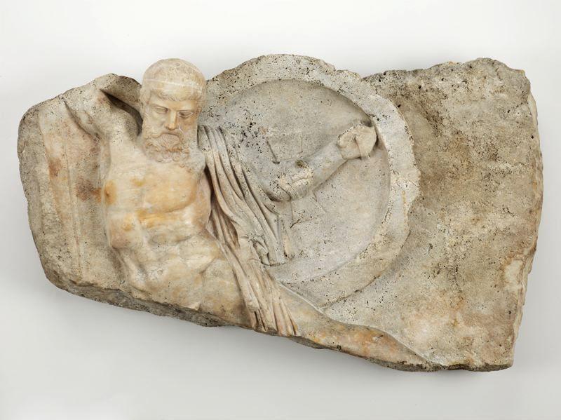 Relief of a Falling Warrior, 2nd century A.D.