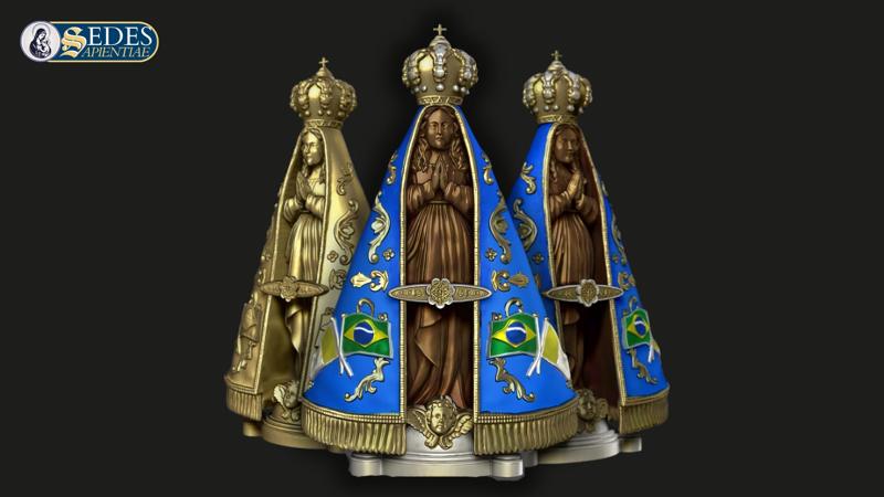 Our Lady of Aparecida – 3D Printable | Catholic Art