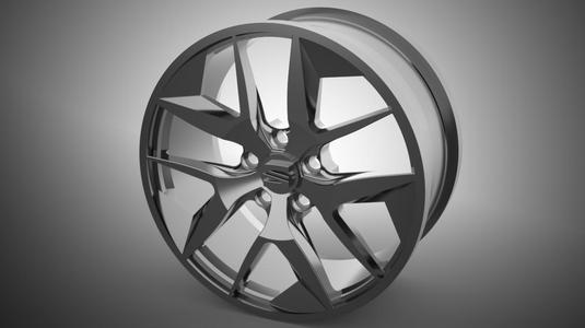 SEAT LEON WHEEL 3D MODELING STL