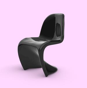 🪑 Modern Chair for Barbie - Scale 1/6
