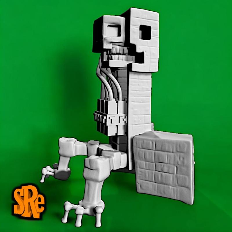 Creeper Anatomy - Creeper X-Ray - Minecraft Movie