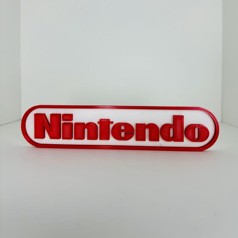 NINTENDO (Old 70s) Logo Display by MANIACMANCAVE3D