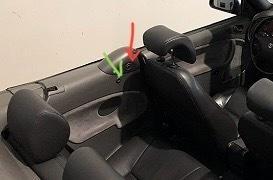 SAAB 9-3 OG cab Interior Lamp frame