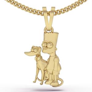 Bart simpson pendant