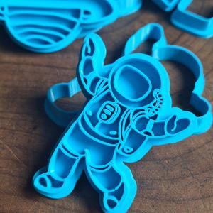 Space Astronaut Cookie Cutter - Fun 3D Printable STL for Bakers
