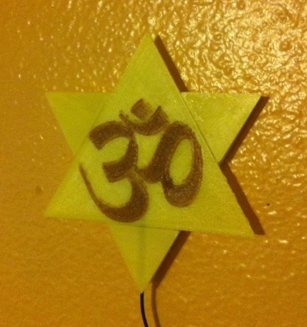 Omkar Yantra LED wall light