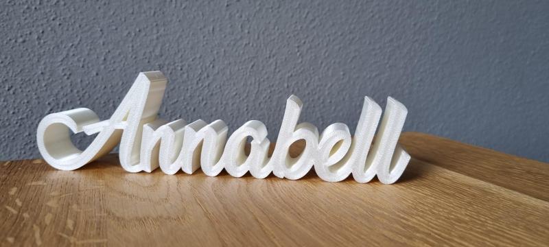 Annabell - Name tag - Decoration