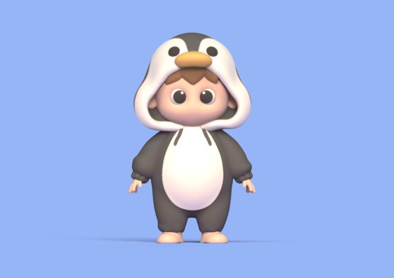 Boy Penguin Costume