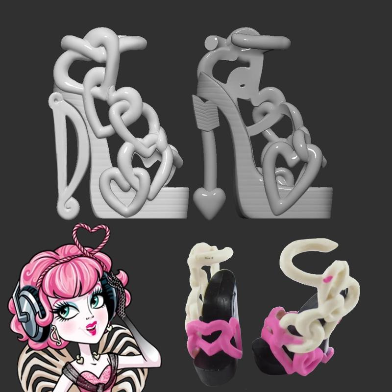 Monster High Doll C.A. Cupid 1st Wave Bow & Arrow Shoes Replacement