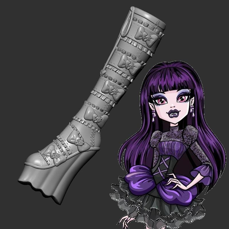 Monster High Elissabat replacement boots