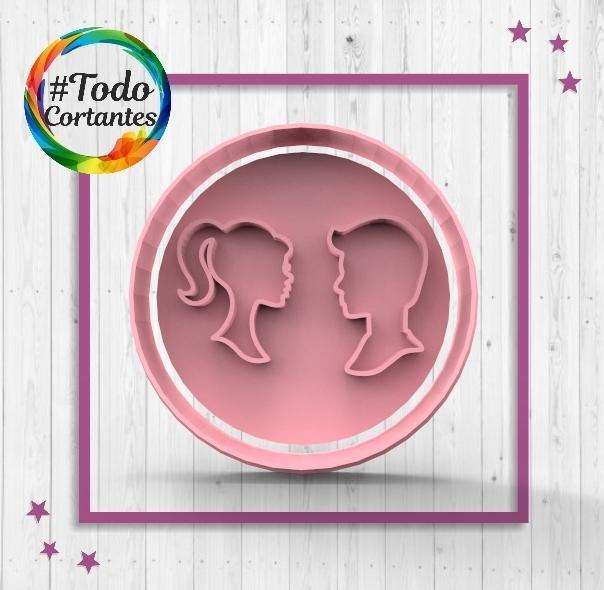 Ken and Barbie cutter