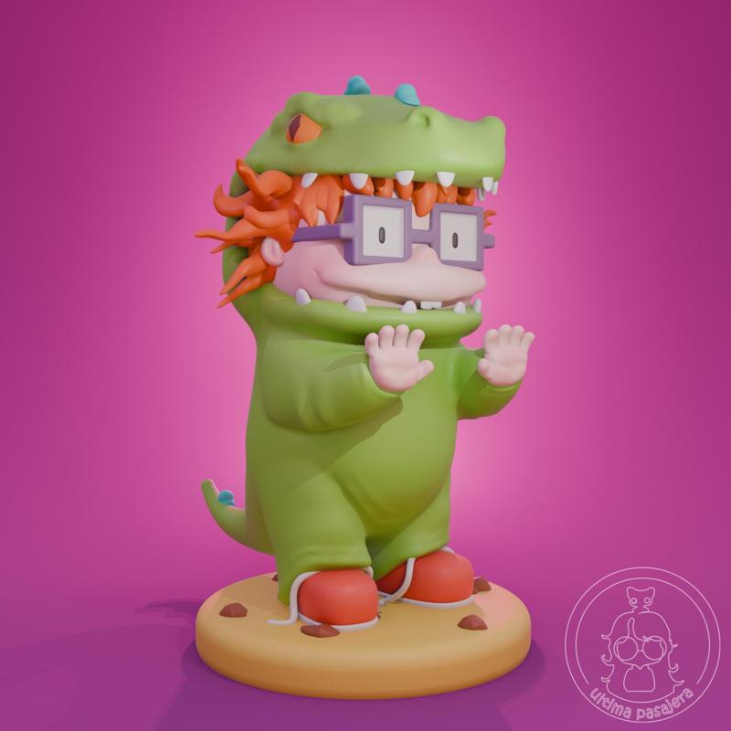 Chuckie Finster reptar- fanarts - rugrats