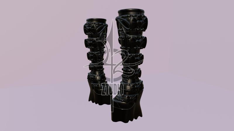 Elisabat Boots Monster High for G3