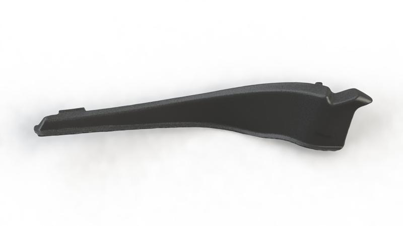 Buick Encore 2016-2020 Left Air Inlet Grille Cowl Extension Panel. OEM Number 42553654