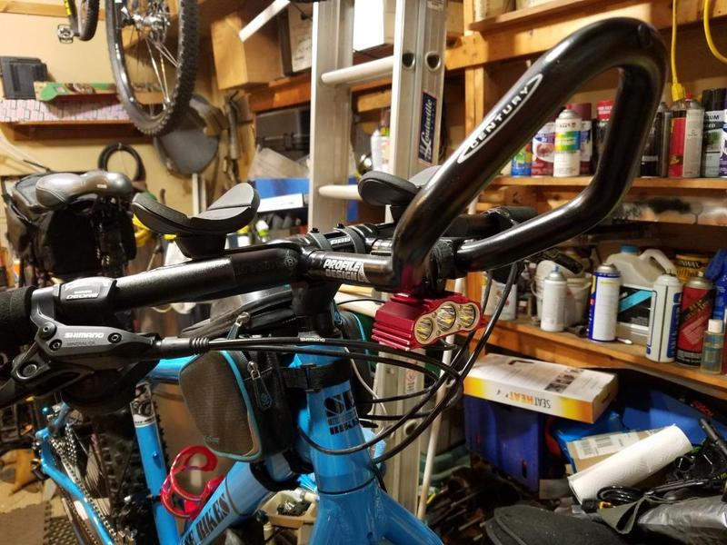 Aerobars Headlamp/GoPro mount