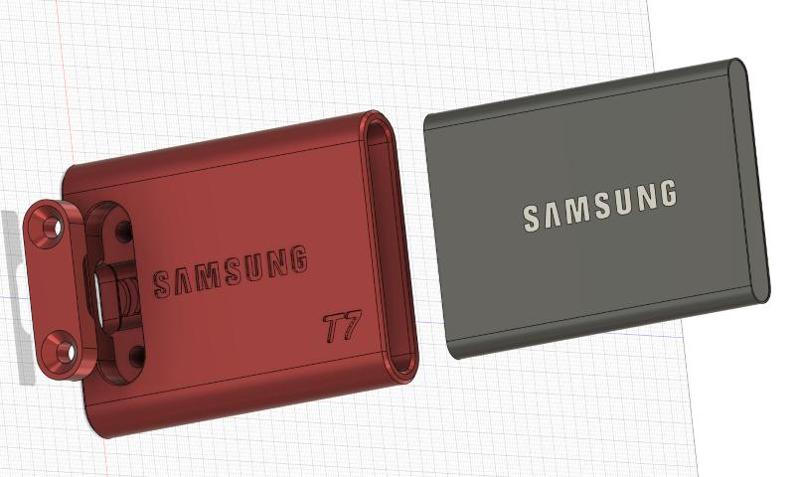 RamjetX - Samsung SSD T7 Dock Mount - Hot Swap Dock