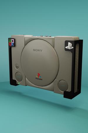 PS1 WALL BRACKET - INCLUDES LOGOS