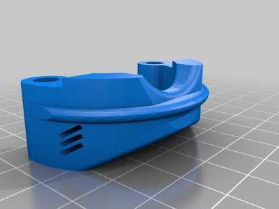 18mm high x 40mm wide (standoff to standoff) bumper small lip 