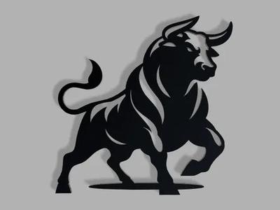 bull wall art