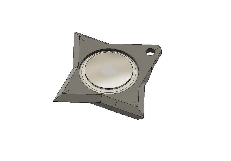 Airtag shuriken keychain/porte clé