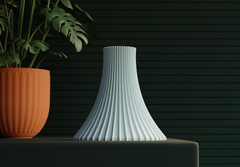 Vase for brick flowers v3