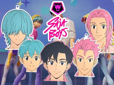 Saja Boys Keychain/Faces