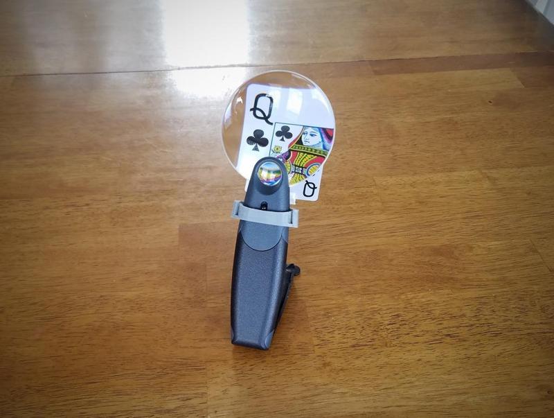 Magni-Card-A (Magnifying Glass Object Holder)