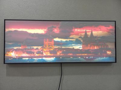 Köln Skyline litophane Bund