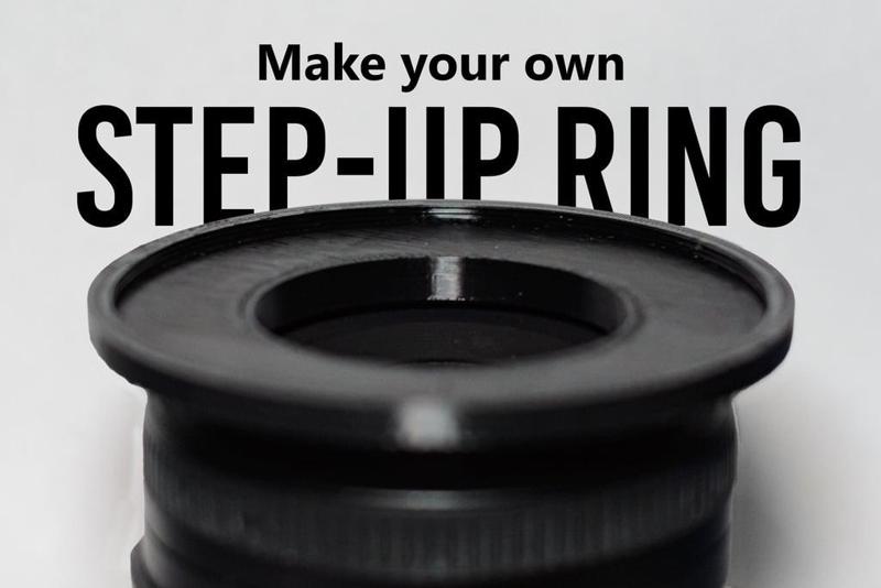 Customizable filter step-up ring