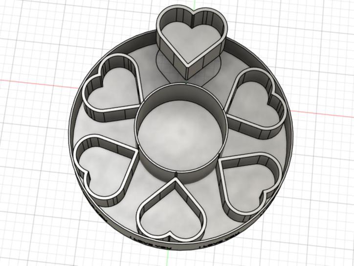 appetizer platter I love you