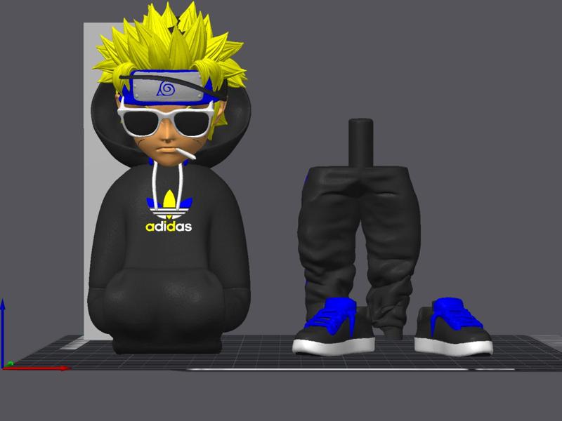 Urban Vibes Naruto Uzumaki Blacked Out Kit 