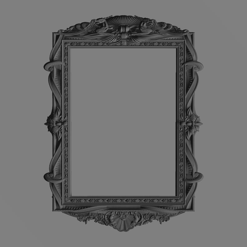 frame stl cnc design