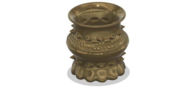 vase cup pot jug vessel Dragon Life for 3d-print or cnc
