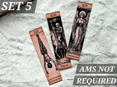 Tarot Bookmarks - (Set 5 Major Arcana)