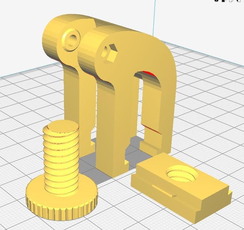 Anet A8 Y belt tensioner 