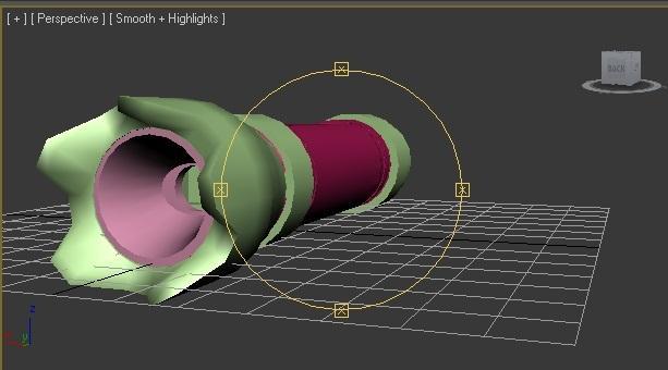 full printed flashlight for 18650 battery