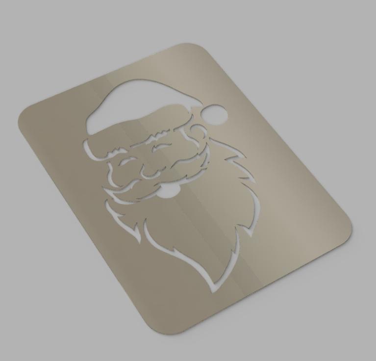Santa Claus Stencil