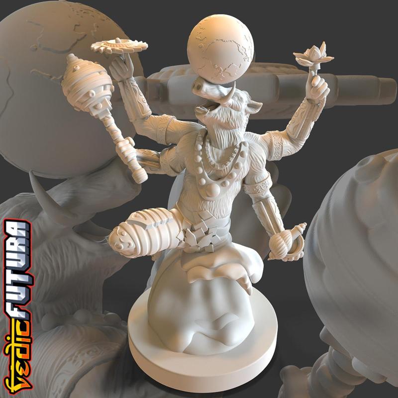 Varaha’s Resurrection Of Earth From Sin