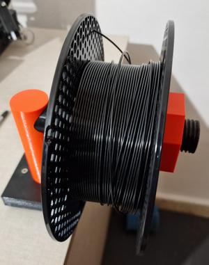 Anchored reel holder