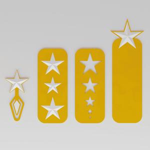 3D Printable Star Bookmark & Paperclip Set | STL STEP FBX Files | Embossed Decorative Bookmarks for Makers and Readers (Digital Download)