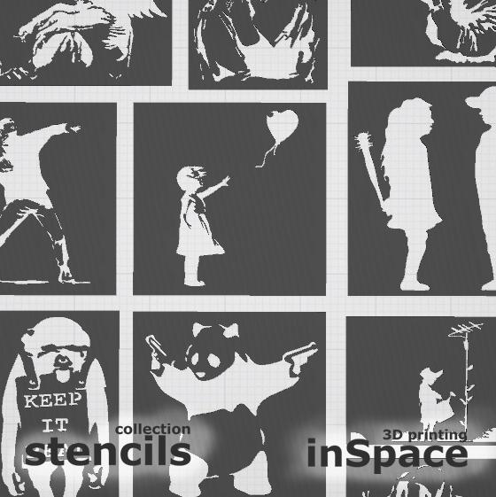 🖌️ Stencils - Banksy - Mega Pack (x19)  - Commercial Use