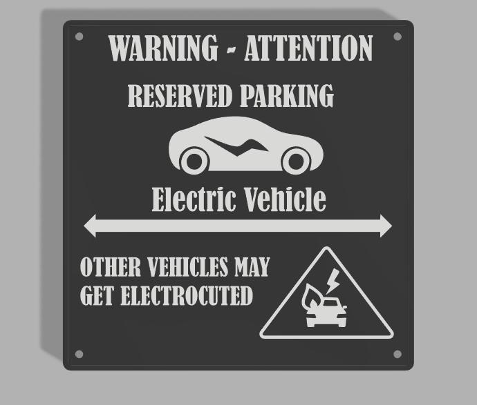 Electric Vehicle Parkingsign