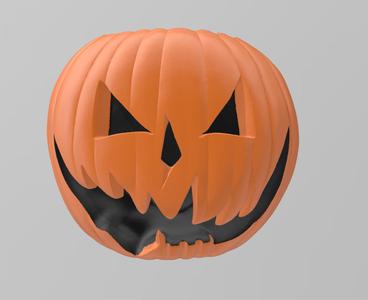 Halloween 6 Jack-o-Lantern Model
