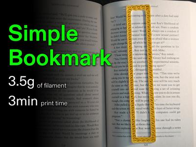 Light n' Simple Bookmark - Cheap & Fast Print