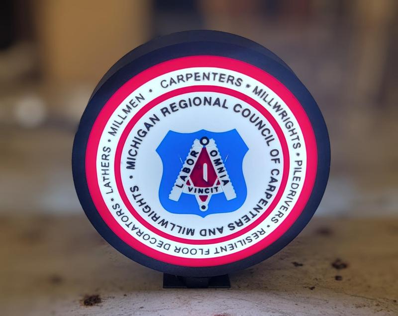 Michigan Regional Council of Carpenters Light Box