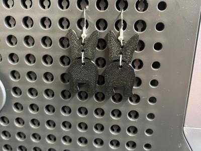 dog earrings