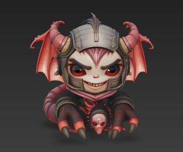 chibi demon warrior 2