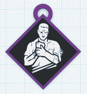 Keychain Dead By Daylight - No Mither