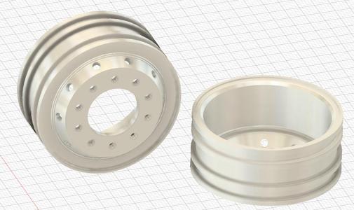 1/14 China steel truck rim